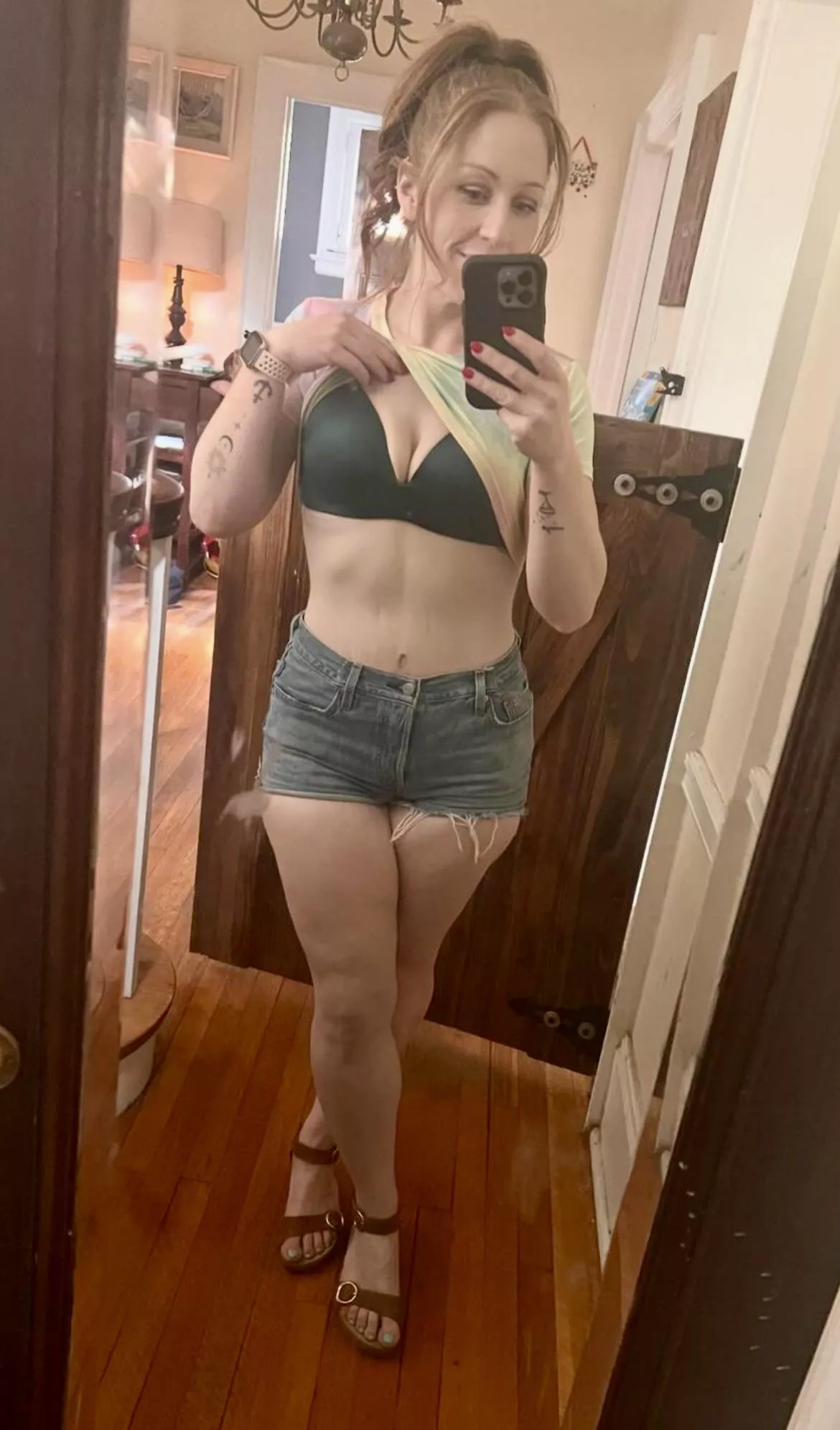 Now she's loving the attension