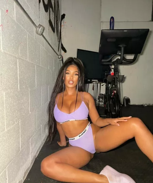 Phoenix Skye getting sweaty