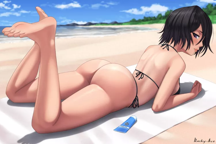 Rukia's Beach Booty Tan