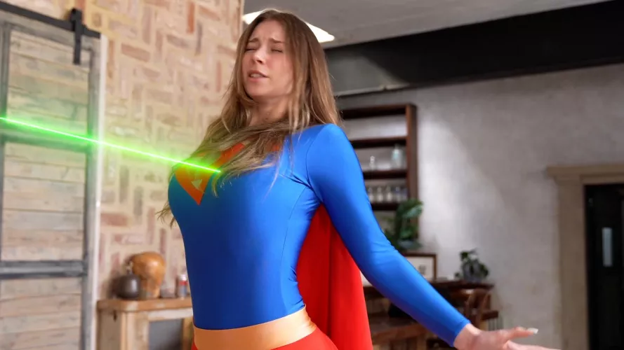 Supergirl experiences peril for the first time