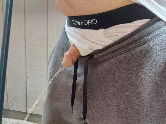 Through the fly in the back yard