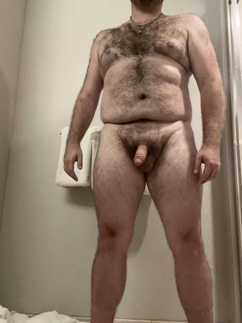 Whew what a hot and sweaty day…time to shower and unwind for the night