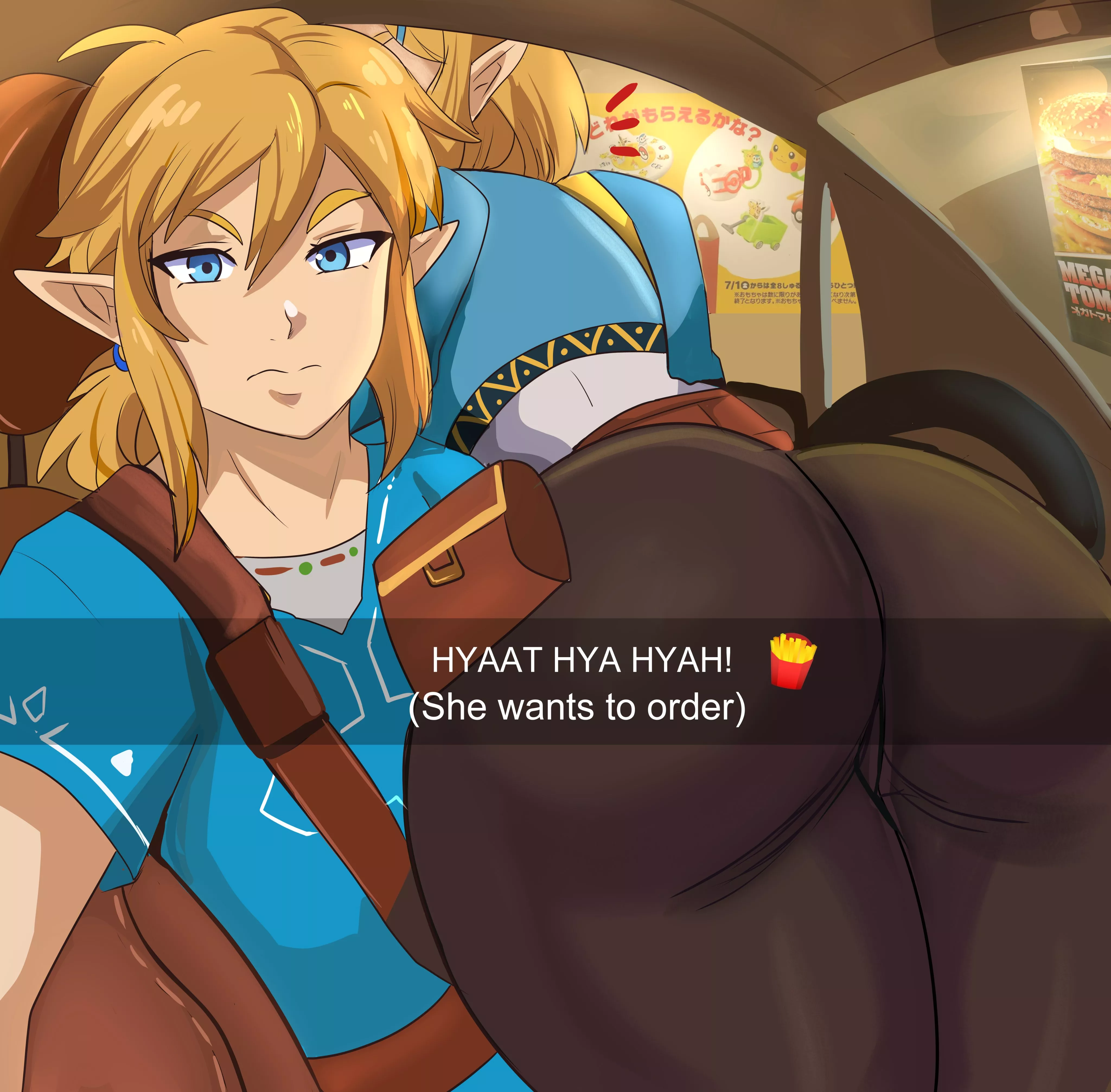 Zelda wants to order (Karbuitt)