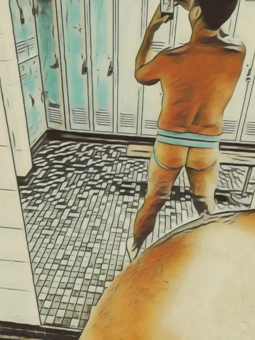 Art filter in the lockerroom