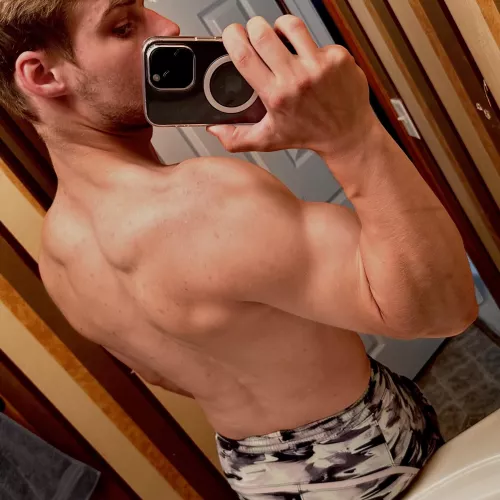 Forearms and back today