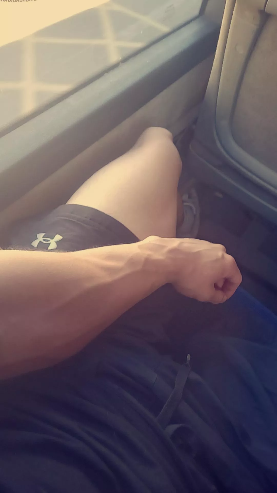 Hangover always makes my veins pop