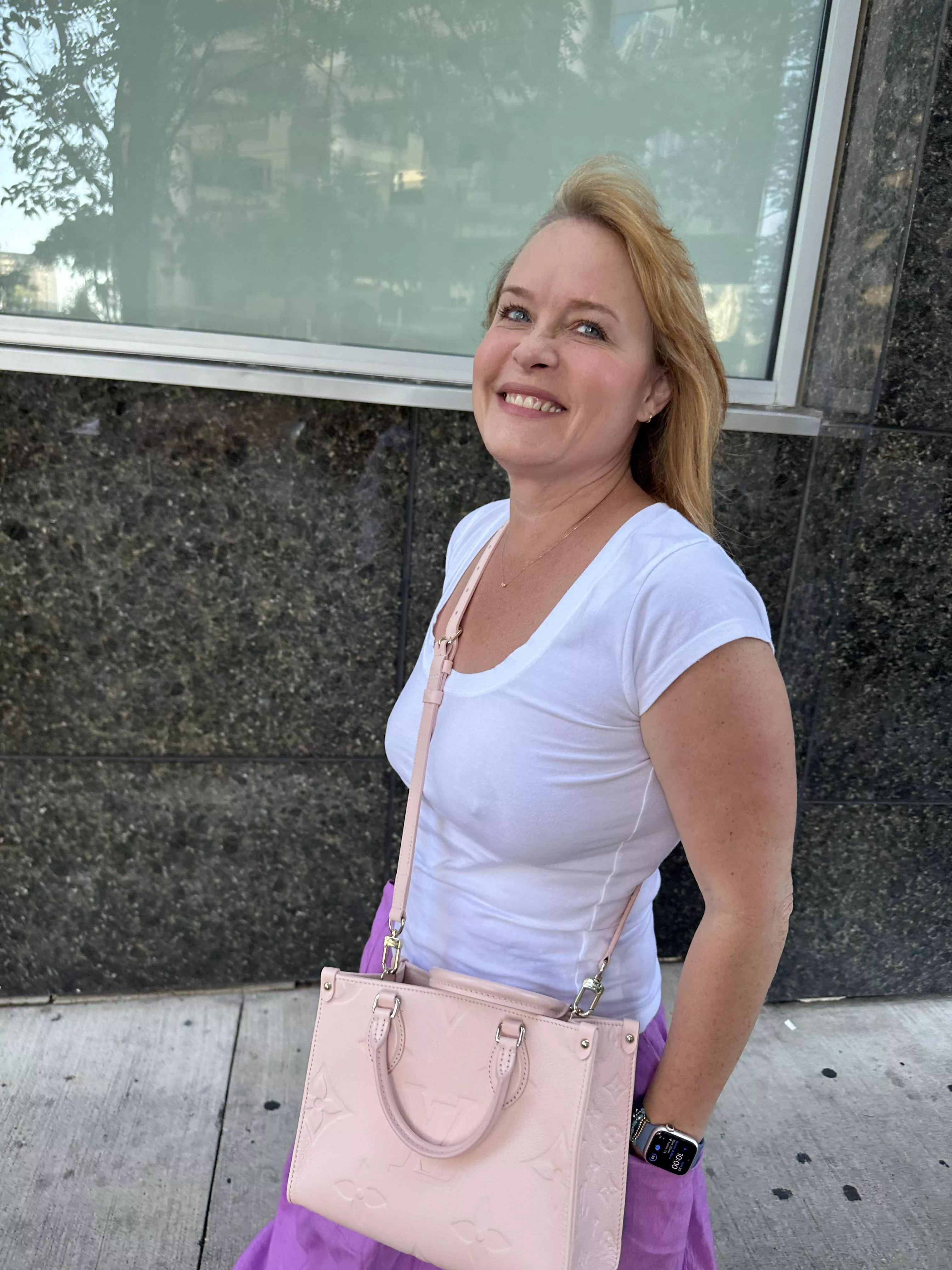 Headed down the street to breakfast