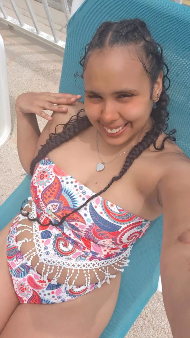 I looooooved this fringy bathing suit. 