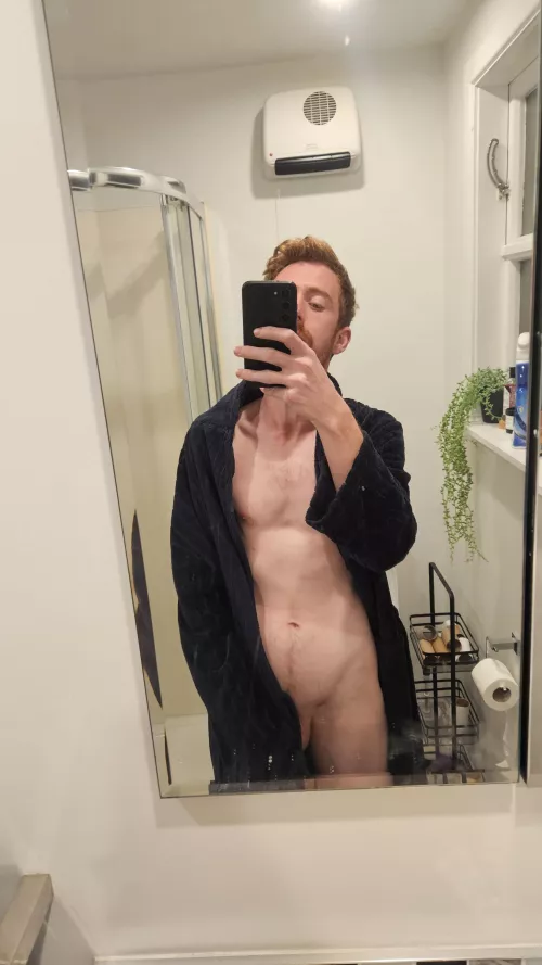 Little bit of ginger robe love, real talk, am I fucking you with the robe on or off!