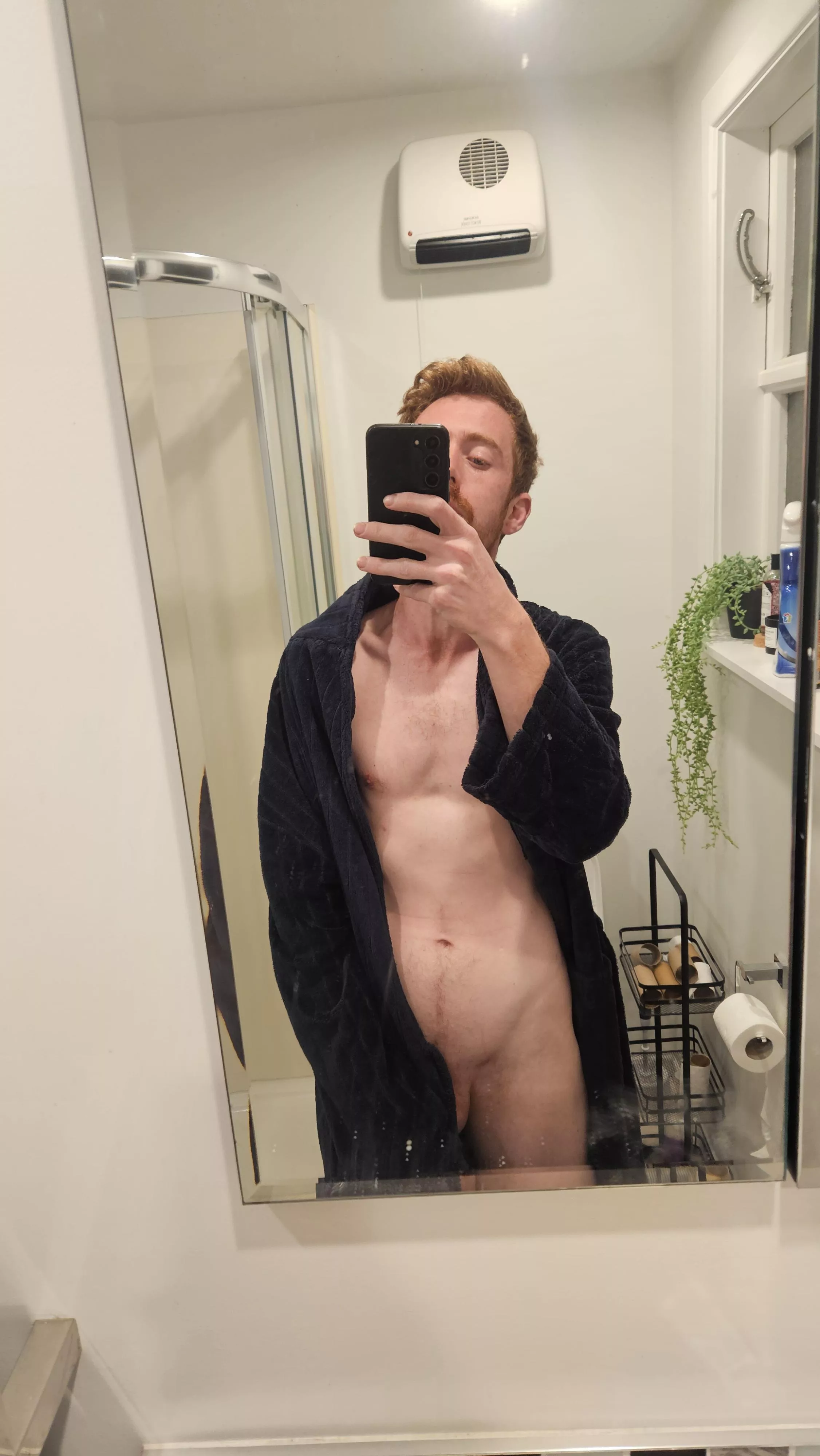Little bit of ginger robe love, real talk, am I fucking you with the robe on or off!