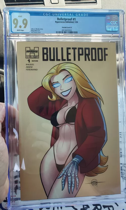 My latest 9.9 [Bulletproof #1 cover D ]