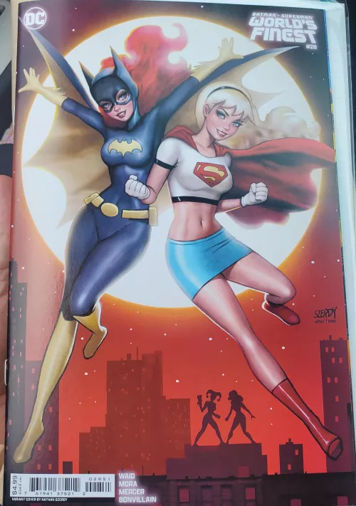 Szerdy's homage to Bruce Timm PG but still plot [Worlds Finest 28]