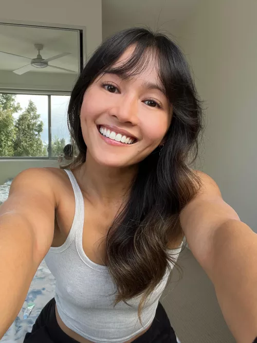 The girls are happy to be braless 