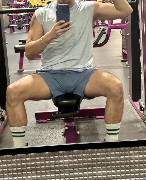 The sweat of my workout is waiting for your tongue