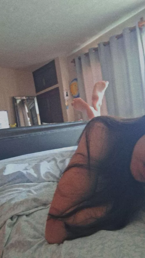 What are you doing if you find me like this in your bed? 😈