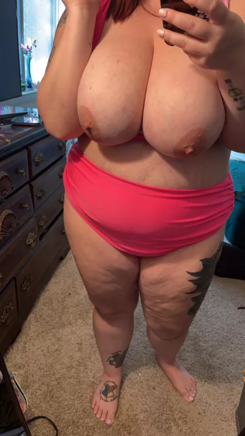 Big tits come with big areolas