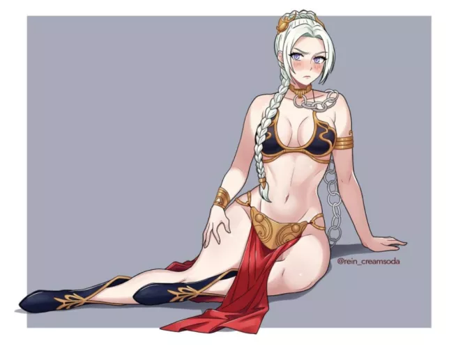 Chained up cosplay slave ready for use~
