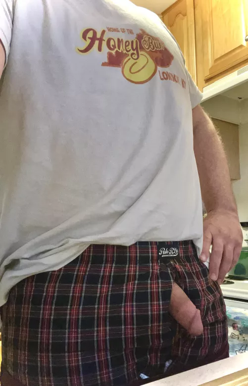 Got these boxers at the thrift store today. Wore them for the rest of the day before washing them. Thinking about mine being where another dude’s was always turns me on. Anybody else?