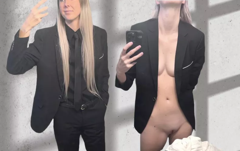 I already demand attention being so tall, adding a suit makes me a walking sex billboard [f] 6’1