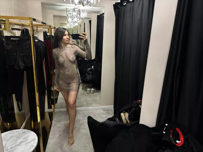 I hope this dress is not too revealing for a date