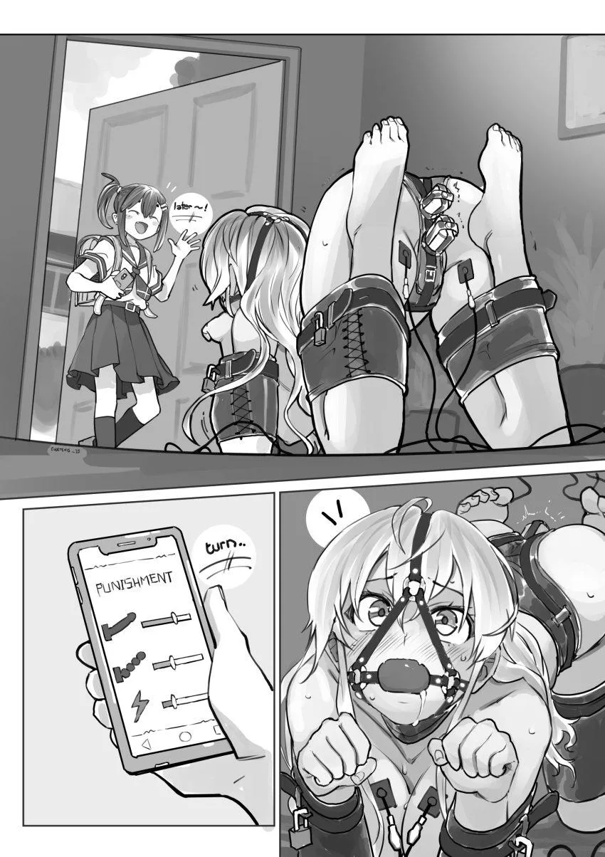 Mistress said I'll learn my lesson while she's away... But I don't even know what I did wrong?! 😭