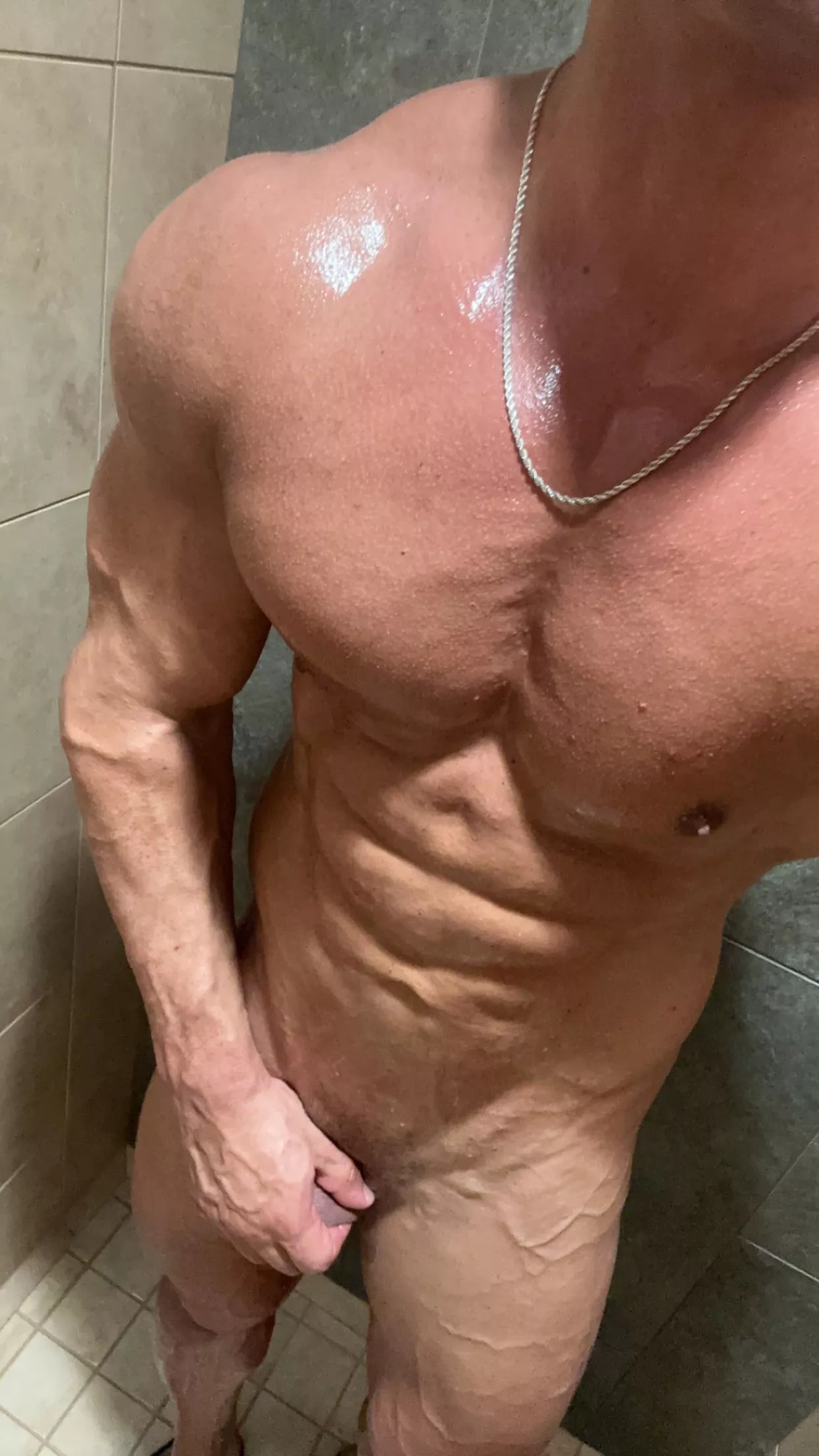 Post workout shower