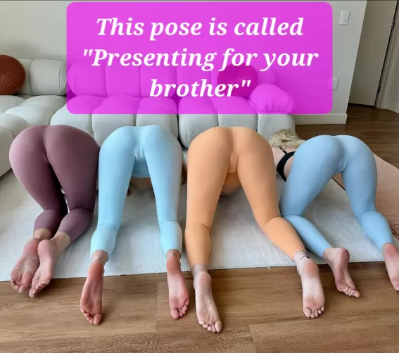 Practicing new yoga techniques 