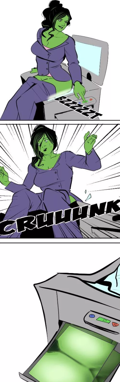 She-Hulk scanning her ass