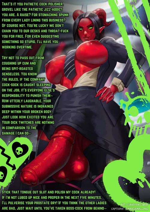 The jizz business~ [POV] [Futanari] [Dubcon] [Equine Penis] [Demon] [Credits in Caption]