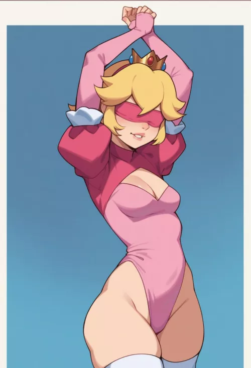 Tied up and blindfolded is how you find the princess~
