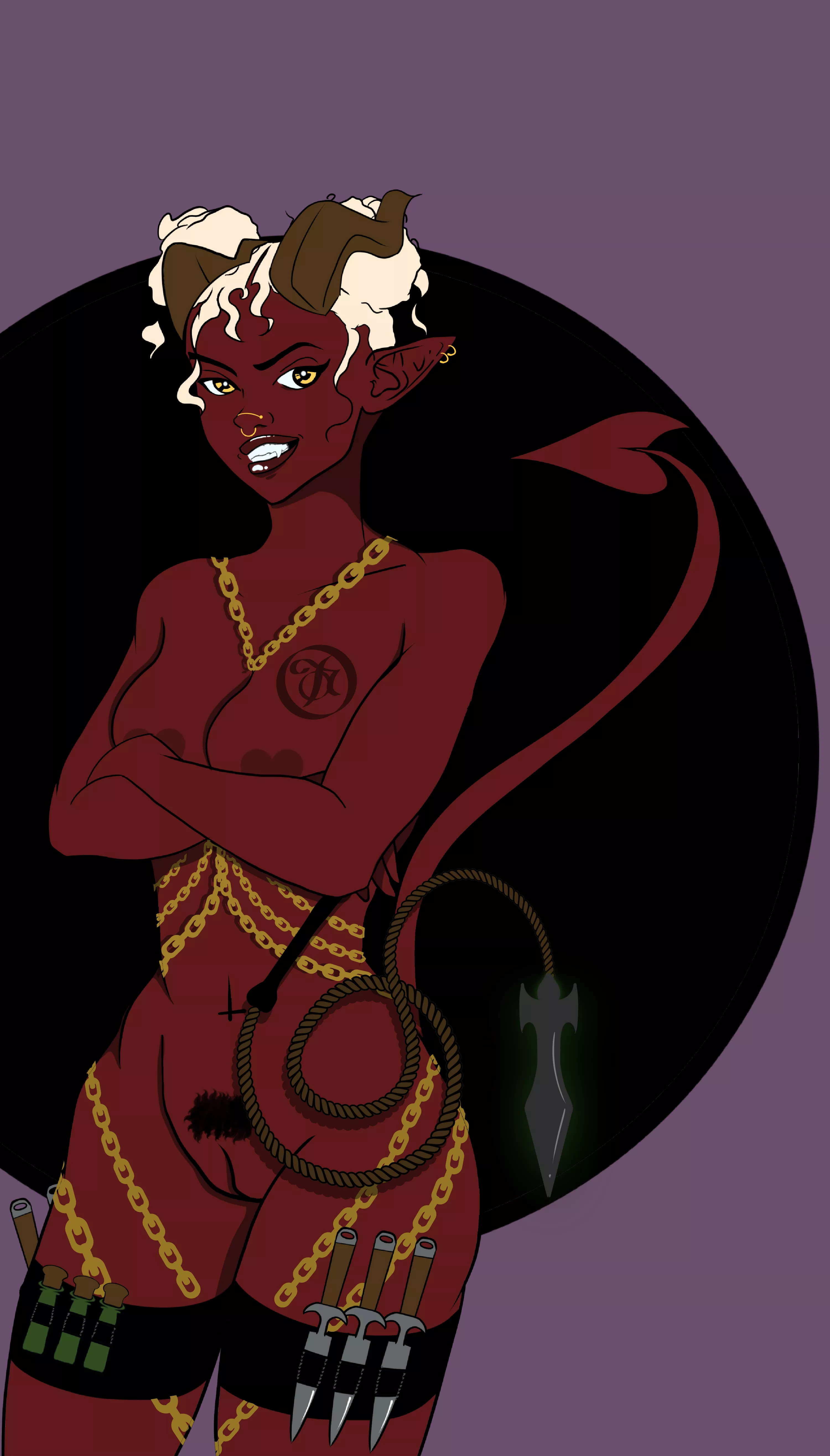Tiefling Art 👿 by me!