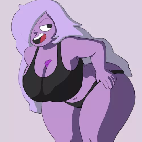 Amethyst drawing by me