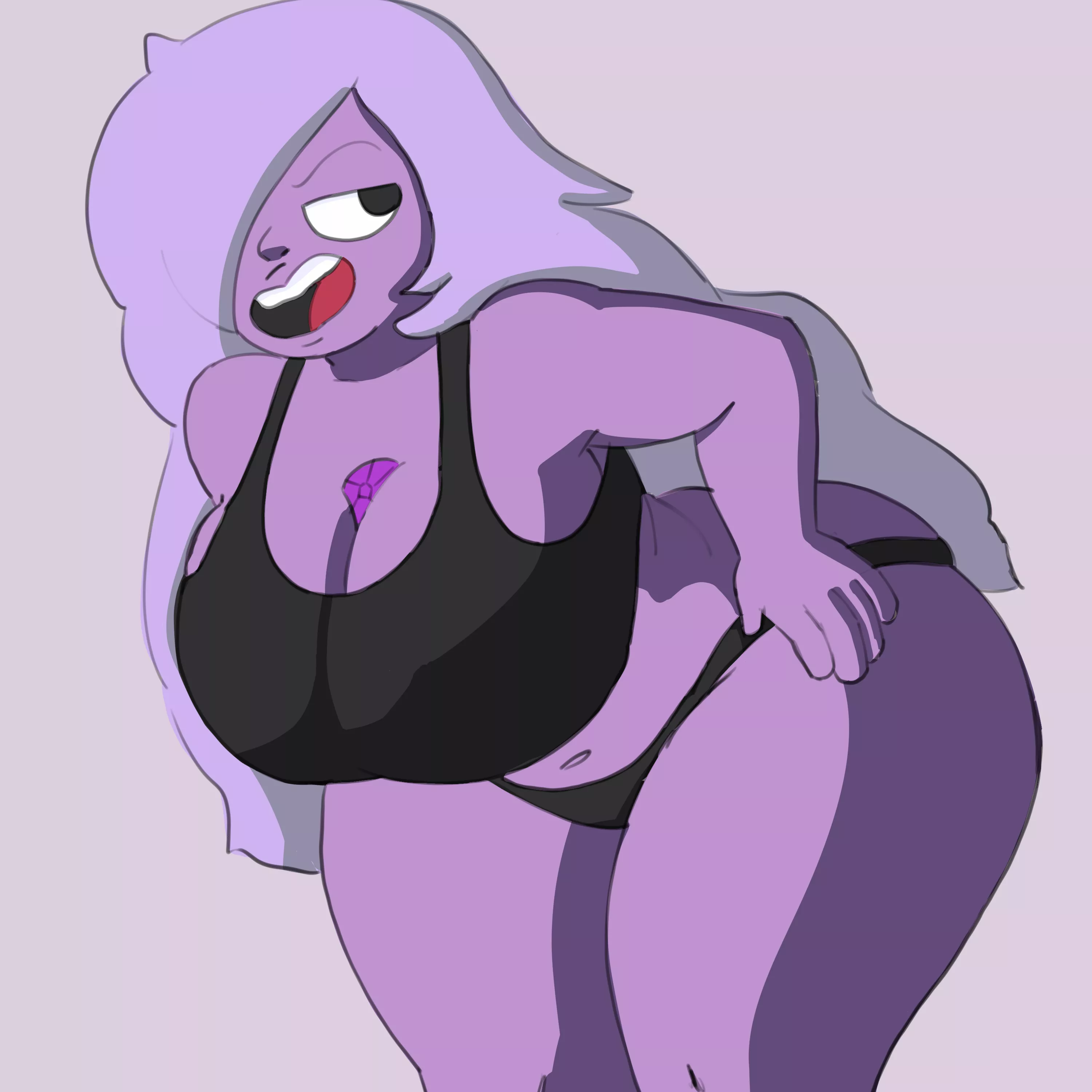 Amethyst drawing by me