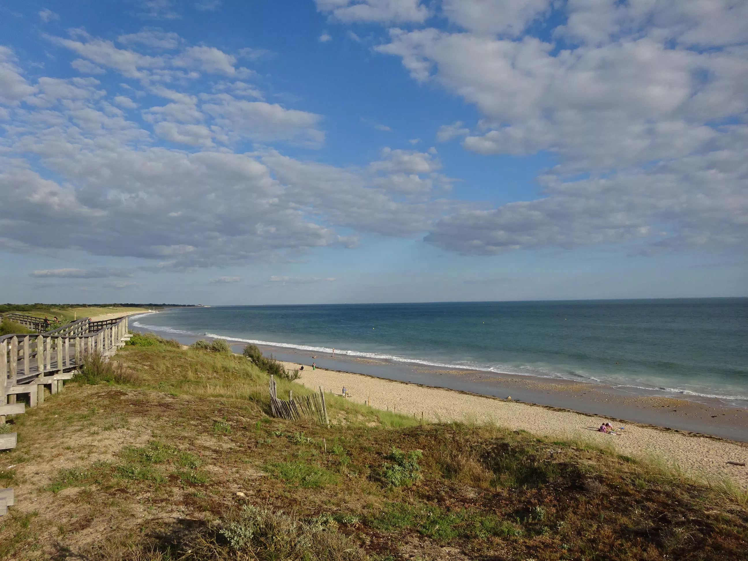 beach walk in France