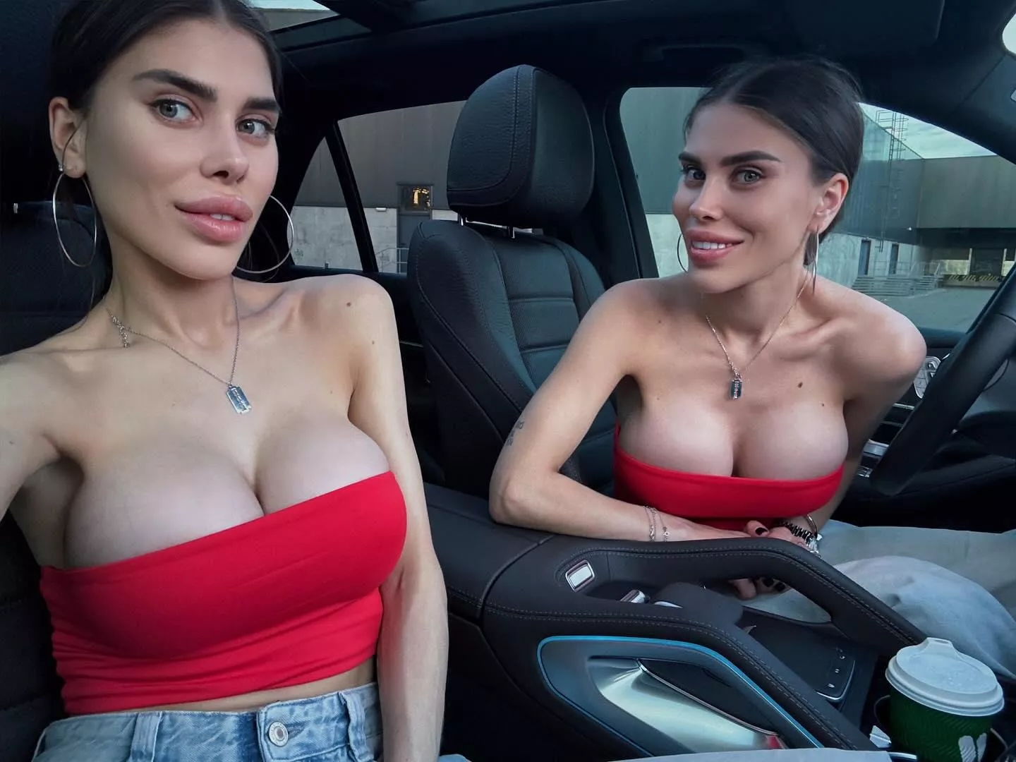 Big tits twins