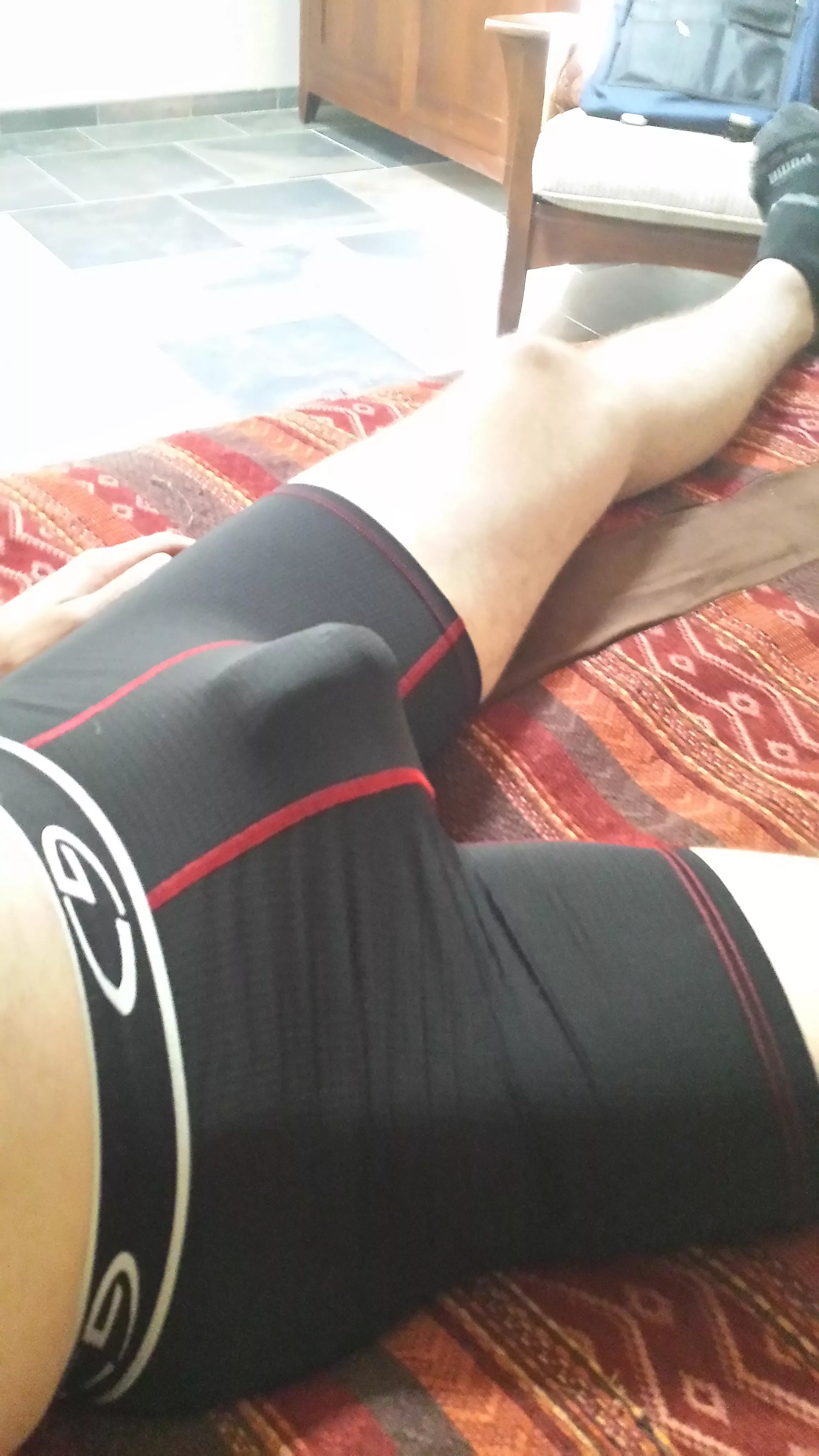 Bulge in tight underwear