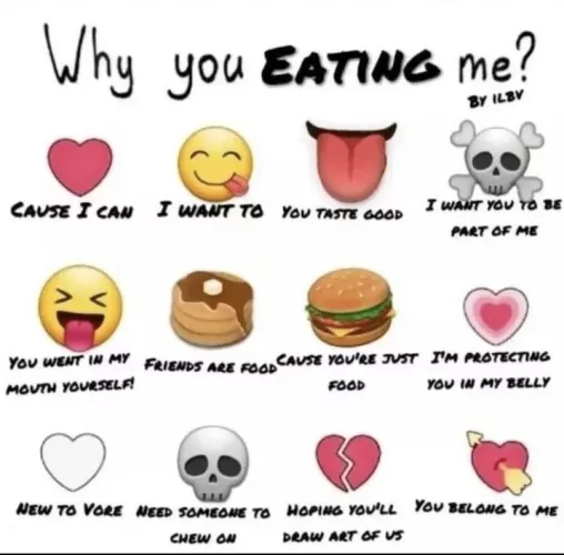 {Discussion} {image} Why are you eating me? 
