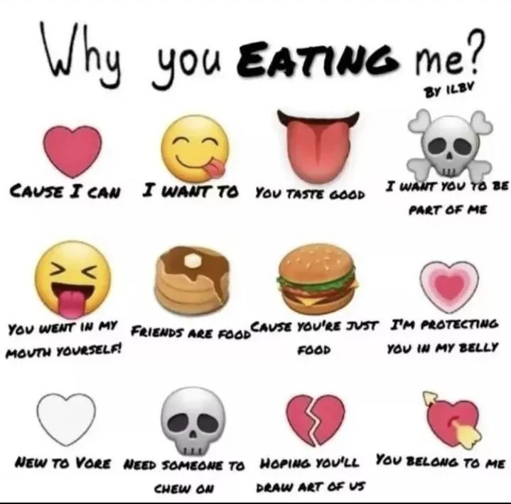 {Discussion} {image} Why are you eating me? 