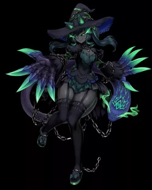 Her spells are worse than the bite. The Hellhound Witch.~ 🦴