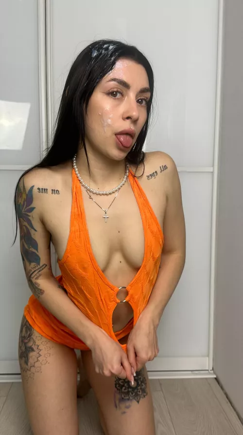 i don’t know which tattoo is begging for cum…