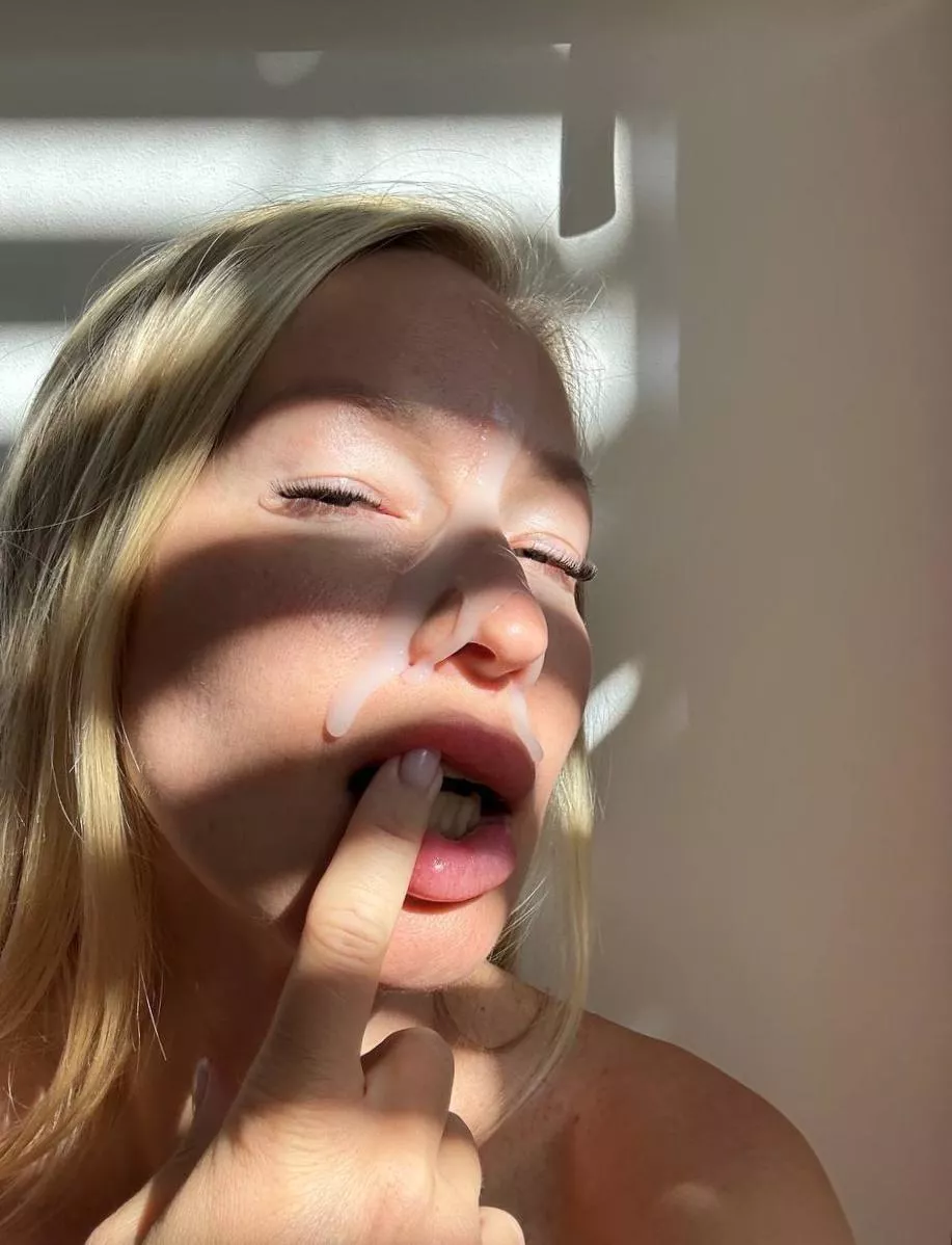 I love it when my face is completely covered