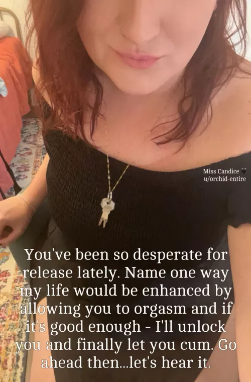 I’m sure you have a great reason….lets hear it 😏🖤 