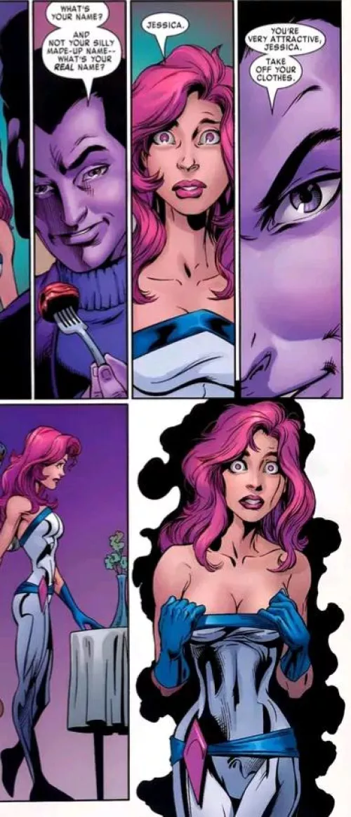 Jessica Jones hypnotized and enslaved