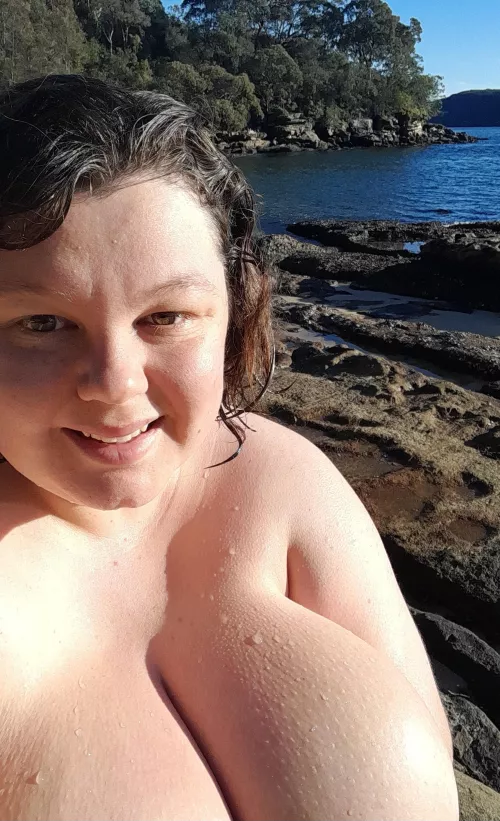 Winter swim. Well worth the cold.