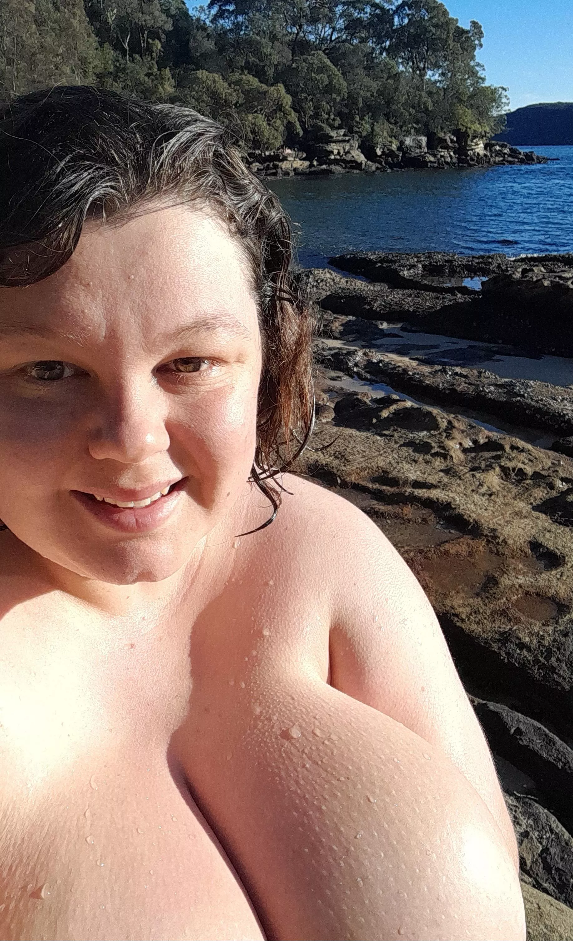 Winter swim. Well worth the cold.