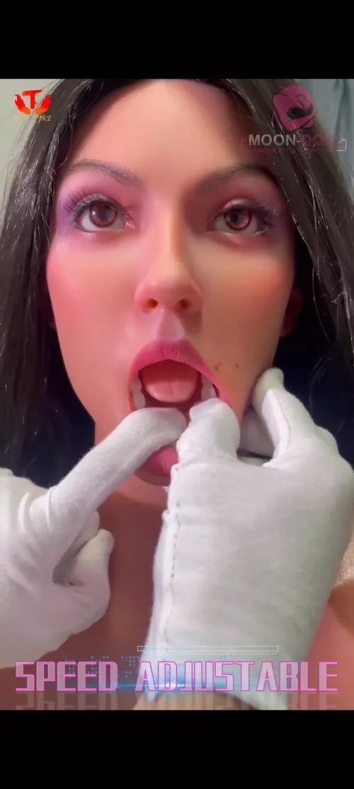 Amazing new tongue licking function added on new dolls (FINALLY!)
