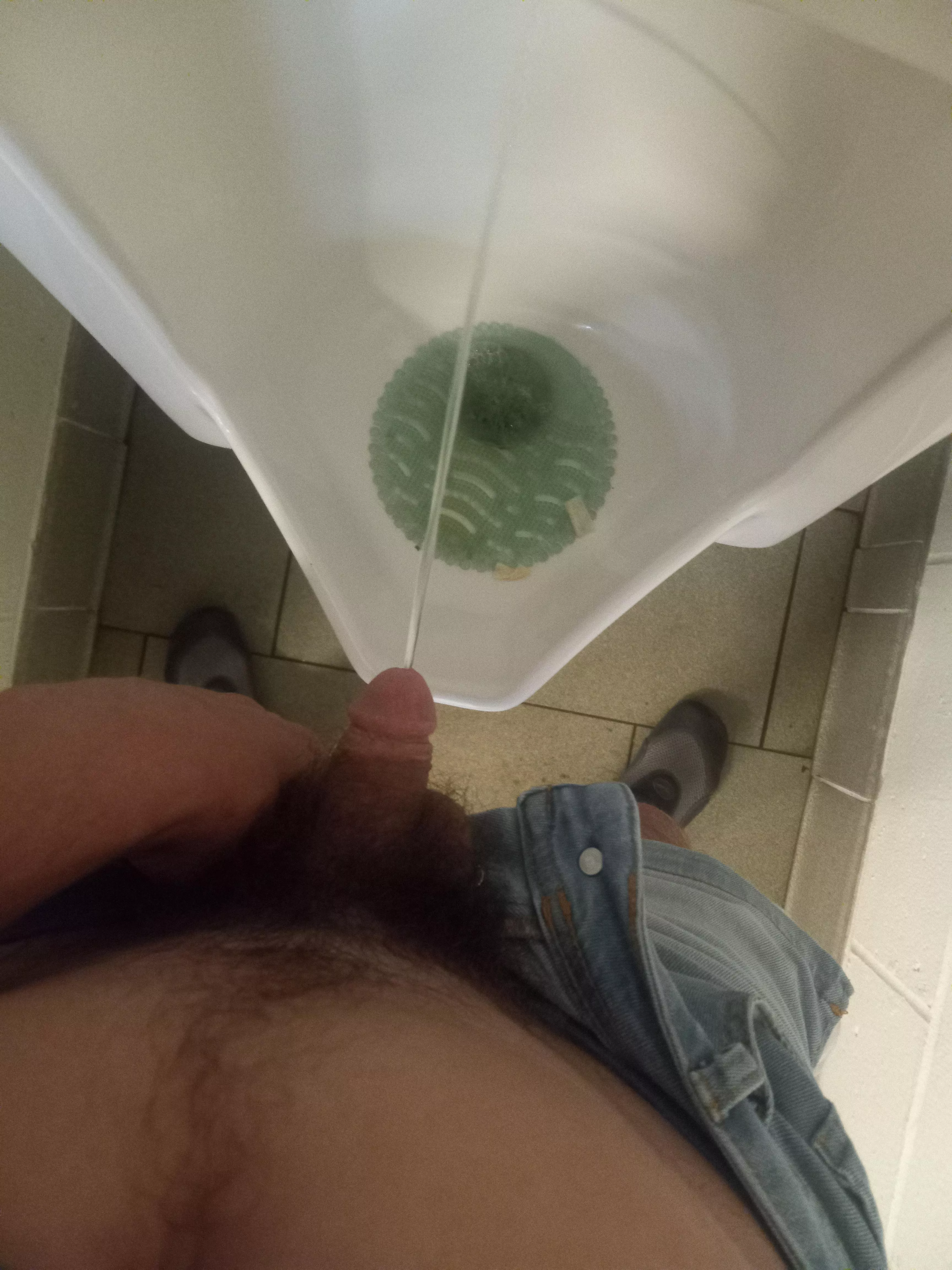 At the beach bathroom 