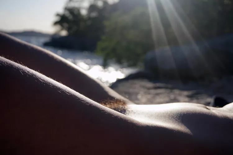 Golden hour peach fuzz