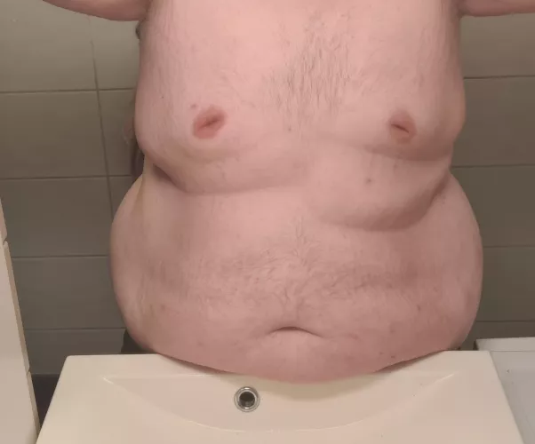 Got a new bathroom mirror today & I had to try it out.