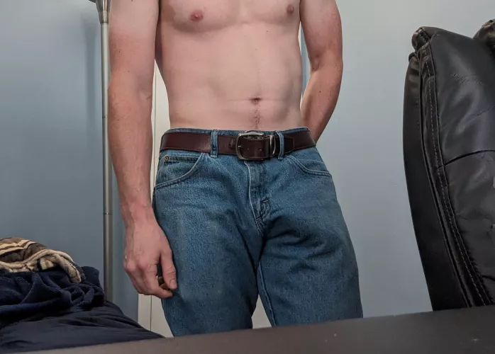 Hard to conceal an erection